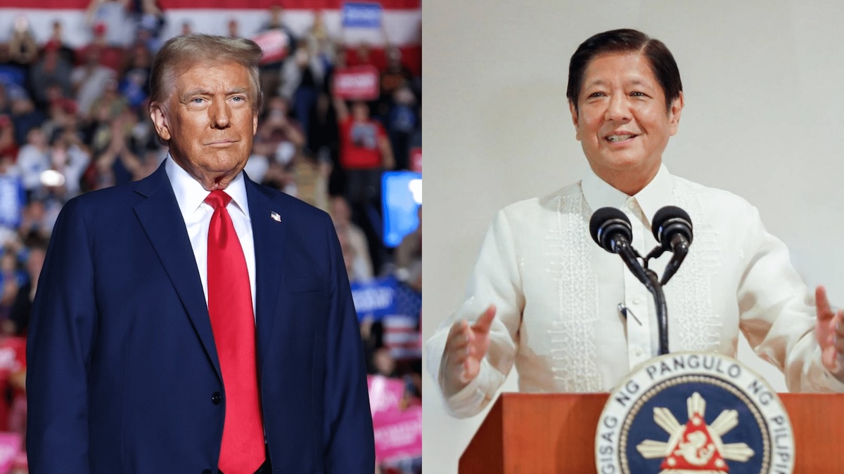 Donald Trump and Ferdinand Marcos Jr. FOR STORY: Marcos handang maka-trabaho si Trump para patibayin PH-US ties